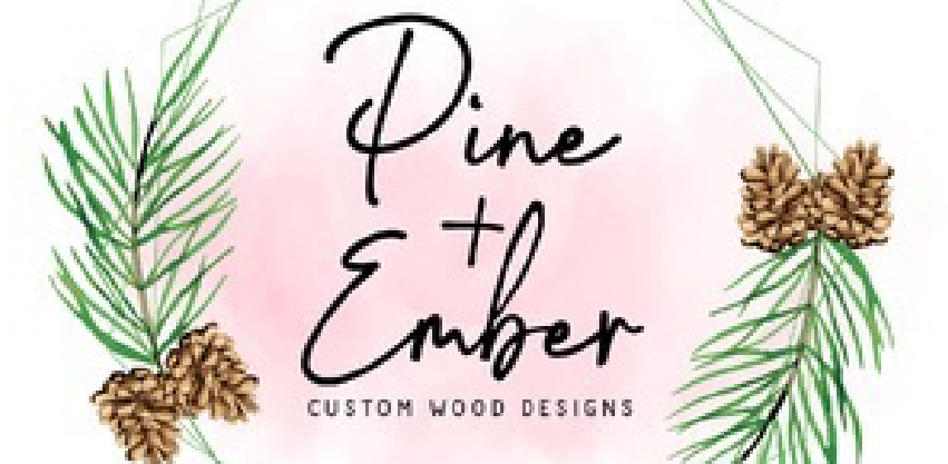 Pine & Ember Custom Wood Designs logo